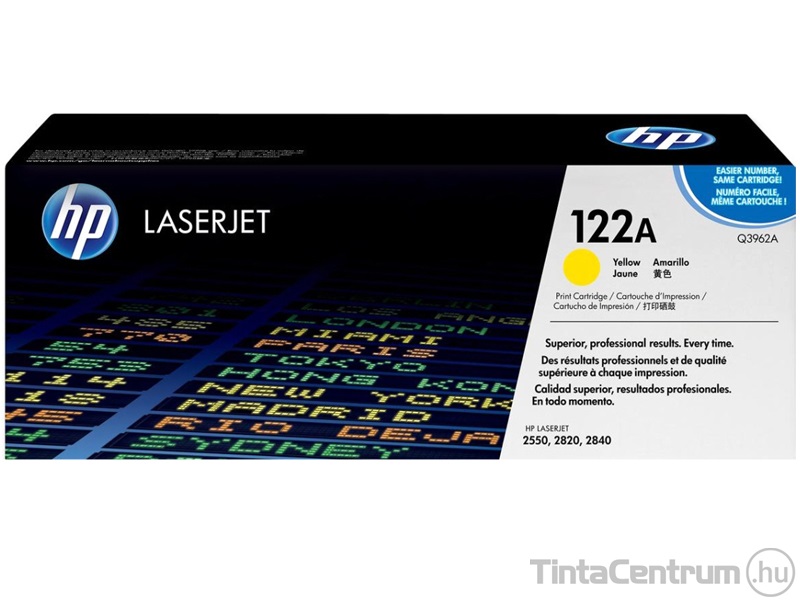 HP 122A (Q3962A) sárga [4000 oldal] eredeti toner