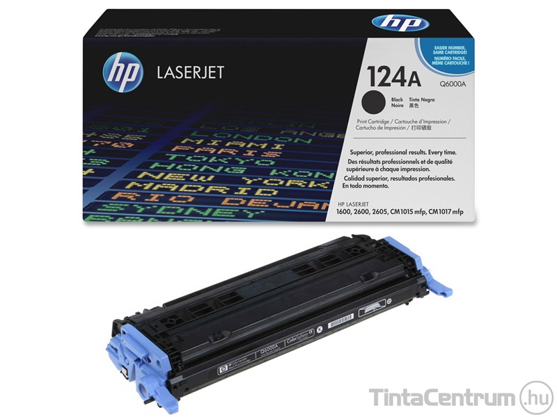 HP 124A (Q6000A) fekete [2500 oldal] eredeti toner