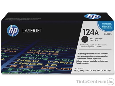 HP 124A (Q6000A) fekete [2500 oldal] eredeti toner