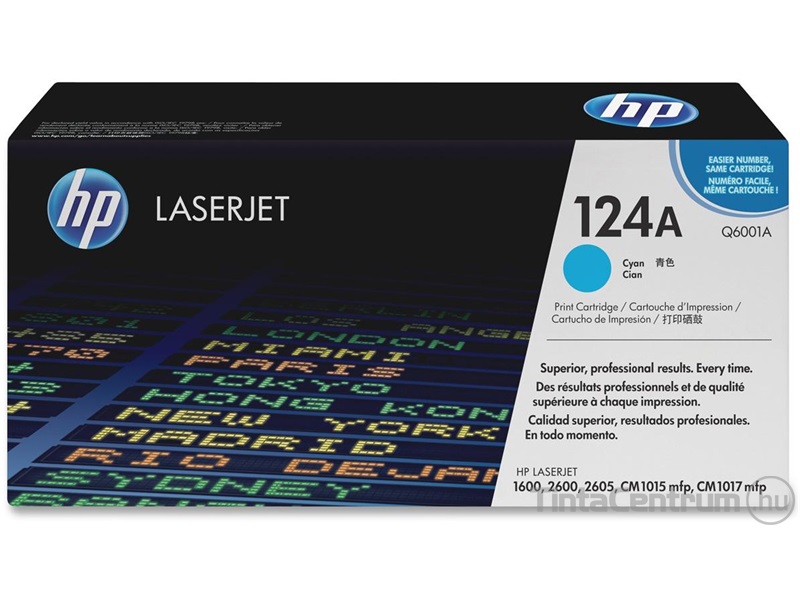 HP 124A (Q6001A) ciánkék [2000 oldal] eredeti toner