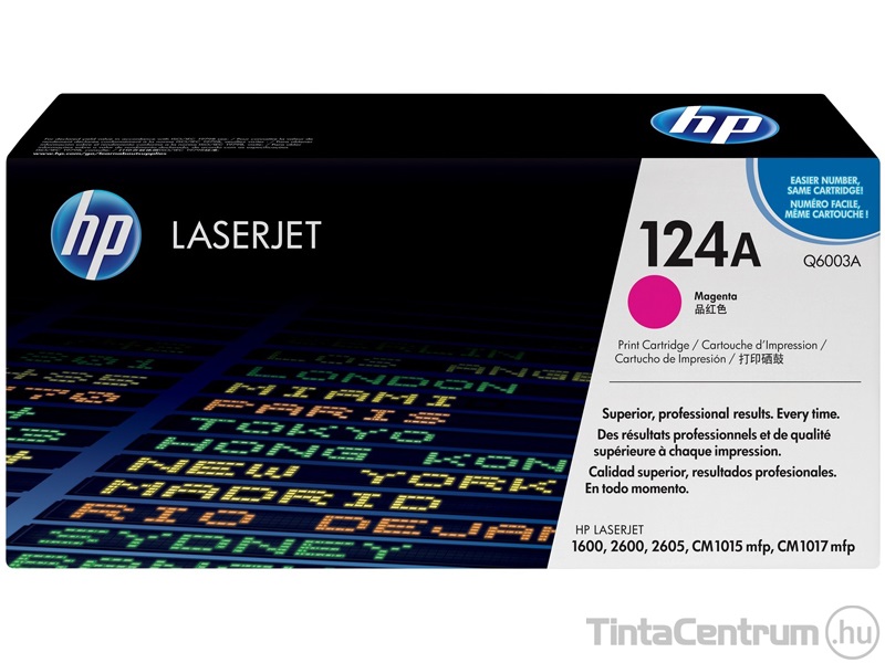 HP 124A (Q6003A) magenta [2000 oldal] eredeti toner