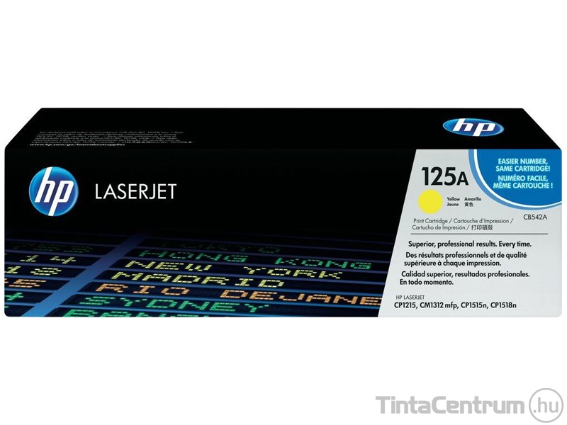 HP 125A (CB542A) sárga [1400 oldal] eredeti toner