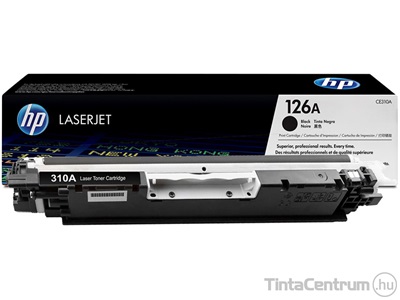 HP 126A (CE310A) fekete [1200 oldal] eredeti toner