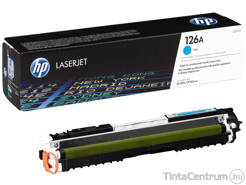 HP 126A (CE311A) ciánkék [1000 oldal] eredeti toner