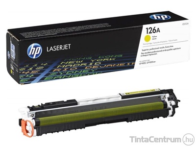 HP 126A (CE312A) sárga [1000 oldal] eredeti toner