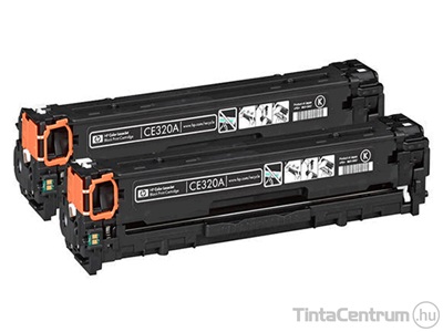 HP 128AD (CE320AD) fekete [2x2000 oldal] eredeti 2db-os toner csomag