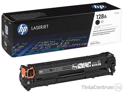 HP 128A (CE320A) fekete [2000 oldal] eredeti toner