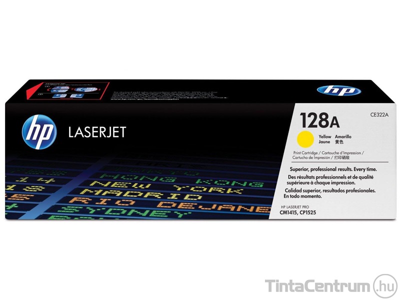 HP 128A (CE322A) sárga [1300 oldal] eredeti toner