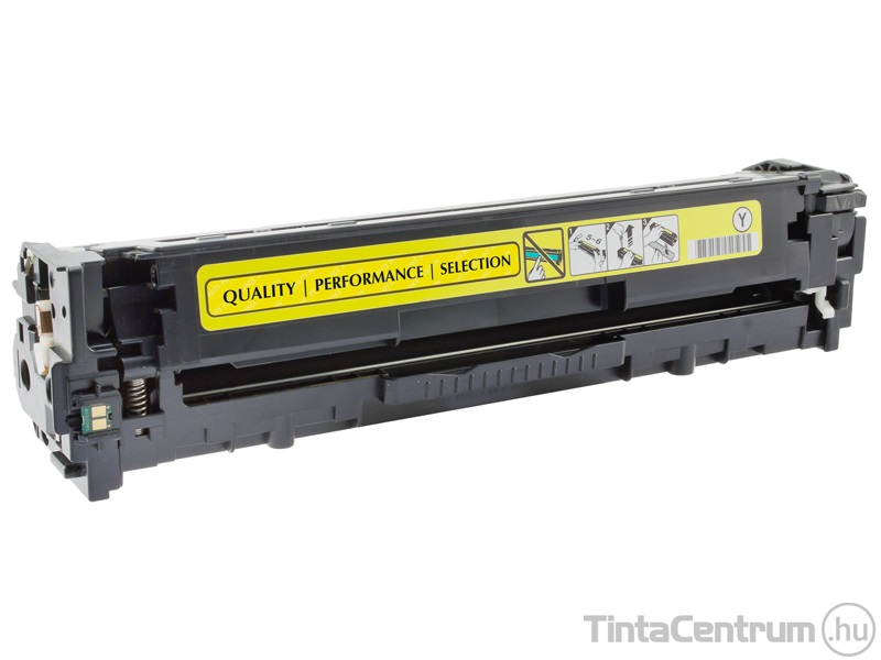 HP 128A (CE322A) sárga [1300 oldal] kompatibilis 100% új toner