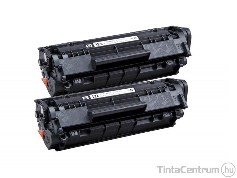 HP 12AD (Q2612AD) fekete [2x2000 oldal] eredeti 2db-os toner csomag