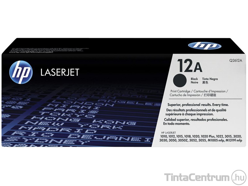 HP 12A (Q2612A) fekete [2000 oldal] eredeti toner