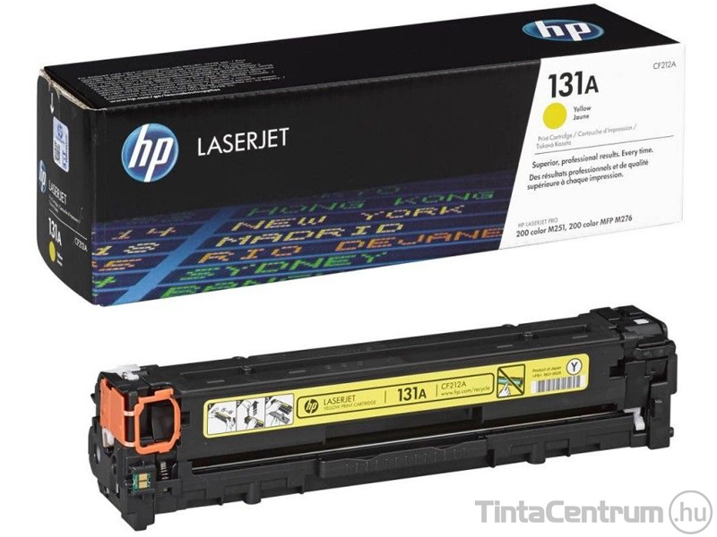 HP 131A (CF212A) sárga [1800 oldal] eredeti toner