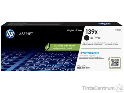 HP 139X (W1390X) fekete [4000 oldal] eredeti toner