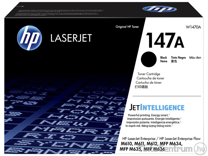 HP 147A (W1470A) fekete [10500 oldal] eredeti toner