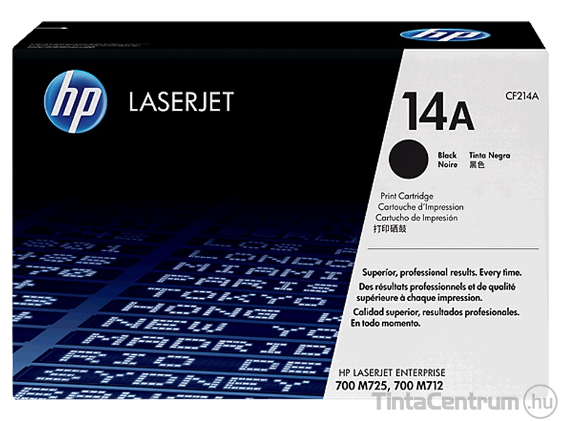 HP 14A (CF214A) fekete [10000 oldal] eredeti toner