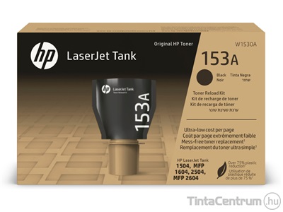 HP 153A (W1530A) fekete [2500 oldal] eredeti Laserjet Tank tonerújratöltő készlet