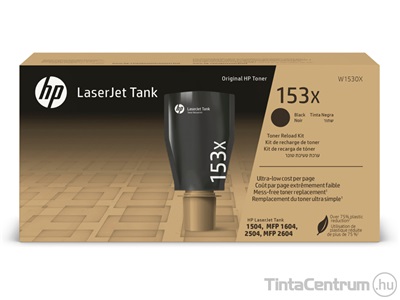 HP 153X (W1530X) fekete [5000 oldal] eredeti Laserjet Tank tonerújratöltő készlet