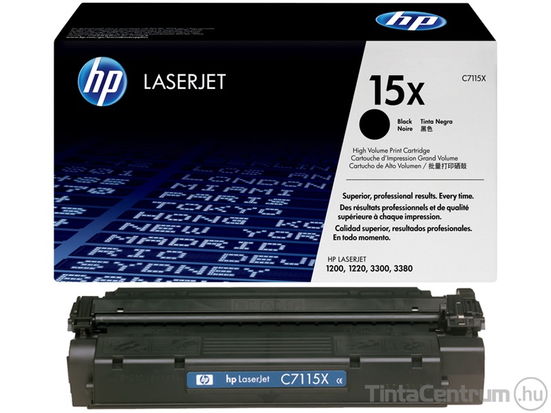 HP 15X (C7115X) fekete [3500 oldal] eredeti toner