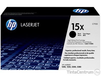 HP 15X (C7115X) fekete [3500 oldal] eredeti toner