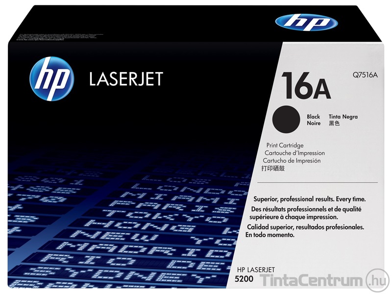 HP 16A (Q7516A) fekete [12000 oldal] eredeti toner