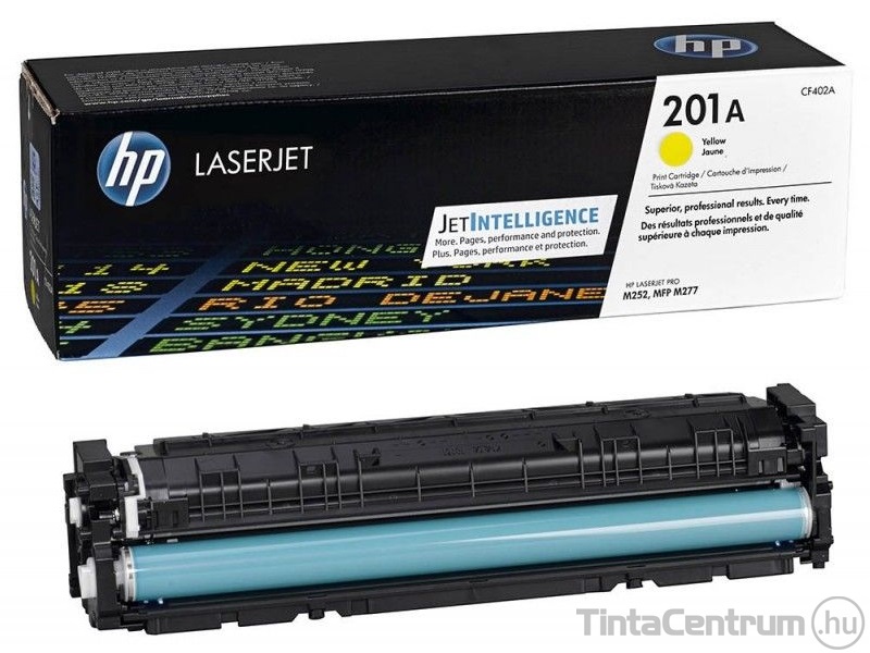 HP 201A (CF402A) sárga [1400 oldal] eredeti toner