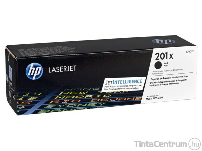 HP 201X (CF400X) fekete [2800 oldal] eredeti toner