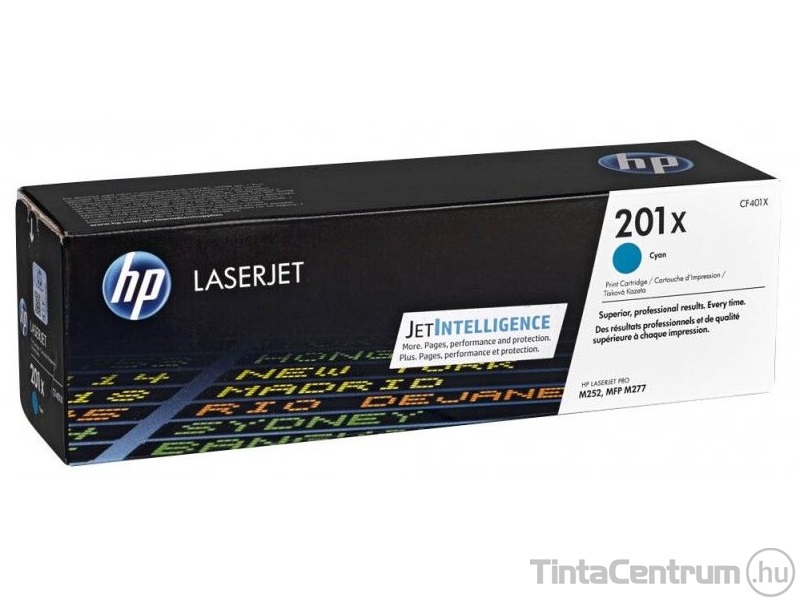 HP 201X (CF401X) ciánkék [2300 oldal] eredeti toner