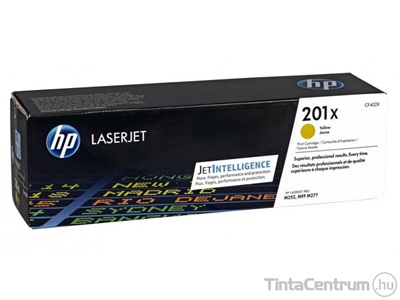 HP 201X (CF402X) sárga [2300 oldal] eredeti toner