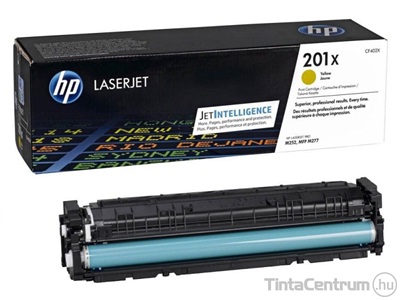 HP 201X (CF402X) sárga [2300 oldal] eredeti toner