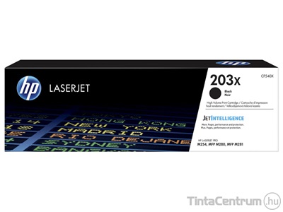 HP 203X (CF540X) fekete [3200 oldal] eredeti toner