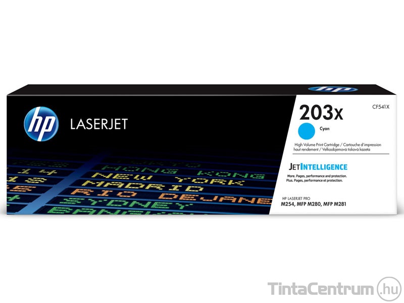 HP 203X (CF541X) ciánkék [2500 oldal] eredeti toner