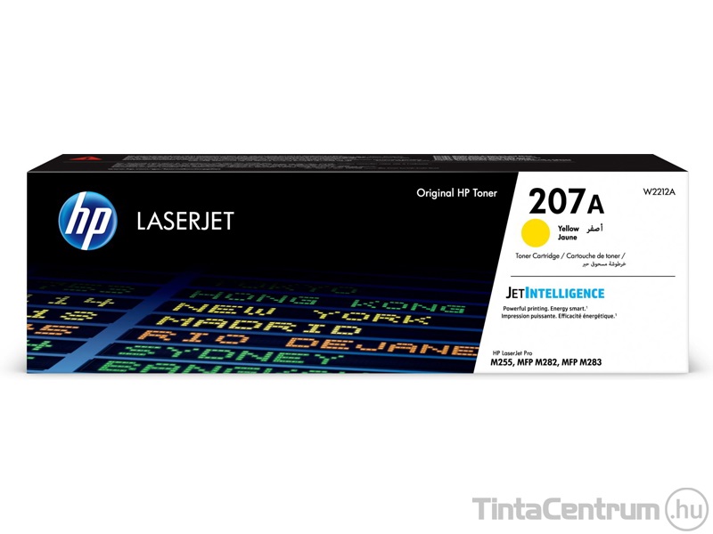 HP 207A (W2212A) sárga [1250 oldal] eredeti toner