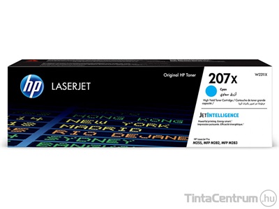 HP 207X (W2211X) ciánkék [2450 oldal] eredeti toner