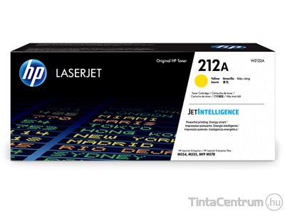 HP 212A (W2122A) sárga [4500 oldal] eredeti toner