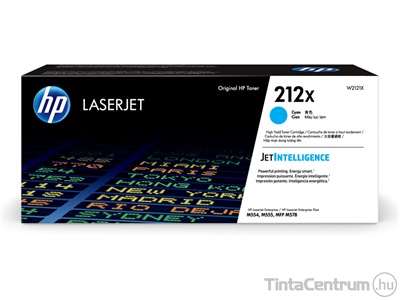 HP 212X (W2121X) ciánkék [10000 oldal] eredeti toner