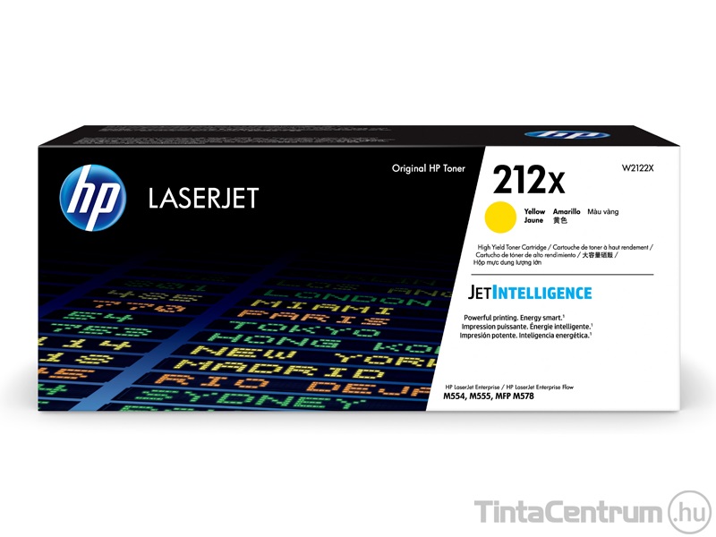 HP 212X (W2122X) sárga [10000 oldal] eredeti toner