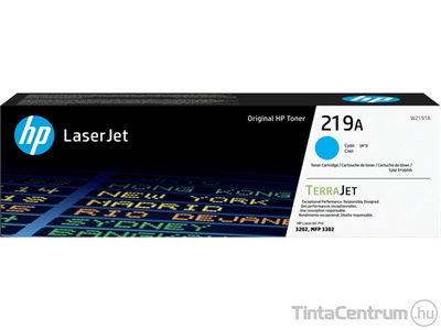 HP 219A (W2191A) ciánkék [1200 oldal] eredeti toner