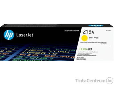 HP 219A (W2192A) sárga [1200 oldal] eredeti toner