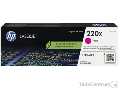 HP 220X (W2203X) magenta [5500 oldal] eredeti toner