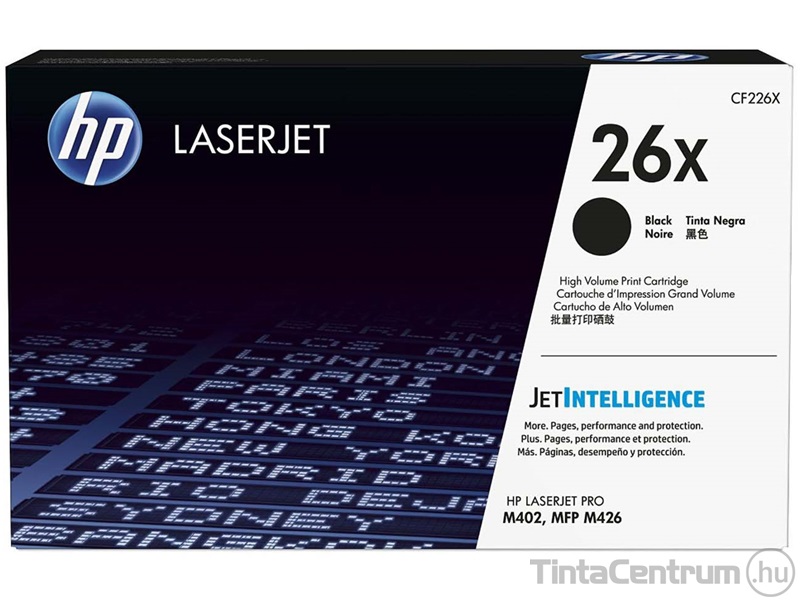 HP 26X (CF226X) fekete [9000 oldal] eredeti toner