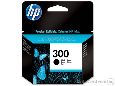 HP 300 (CC640EE) fekete eredeti tintapatron