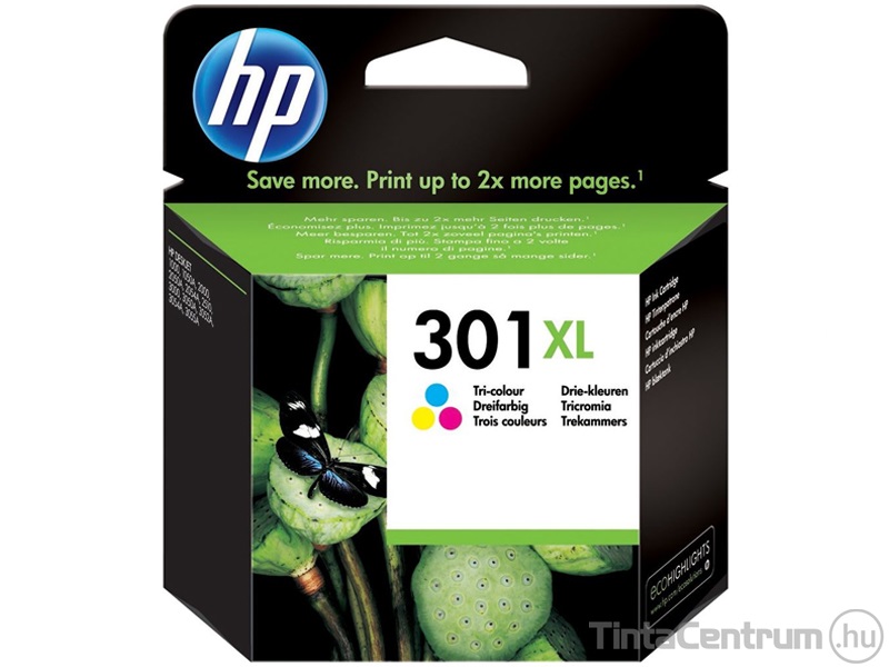 HP 301XL (CH564EE) színes eredeti tintapatron