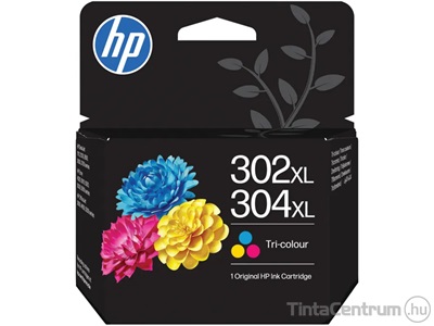 HP 302XL/304XL (B7RT8AE) színes eredeti tintapatron