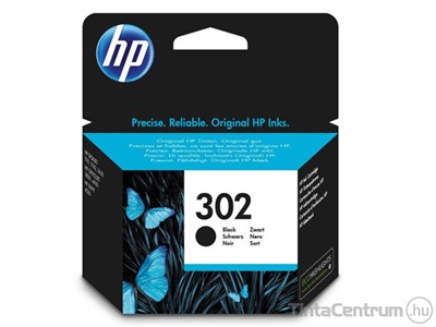 HP 302 (F6U66AE) fekete eredeti tintapatron