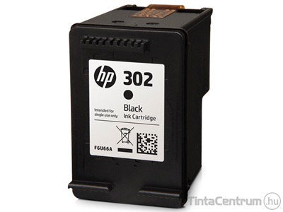 HP 302 (F6U66AE) fekete eredeti tintapatron