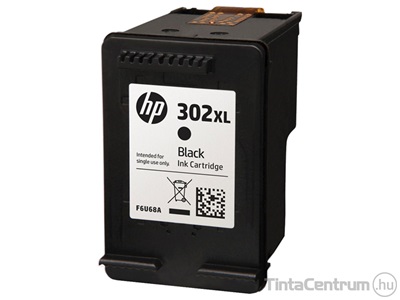 HP 302XL (F6U68AE) fekete eredeti tintapatron