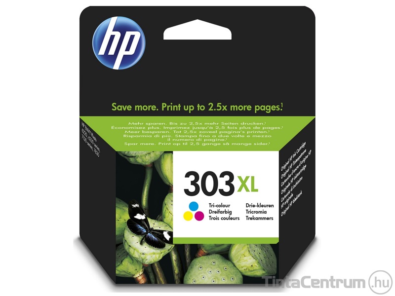 HP 303XL (T6N03AE) színes eredeti tintapatron