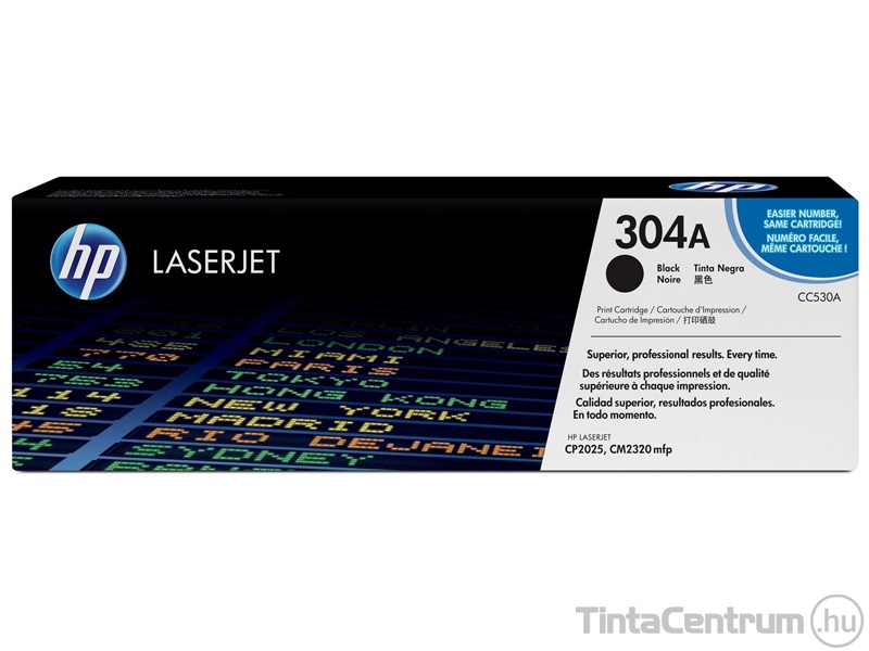 HP 304A (CC530A) fekete [3500 oldal] eredeti toner