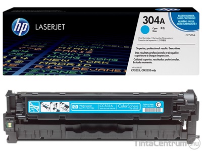 HP 304A (CC531A) ciánkék [2800 oldal] eredeti toner