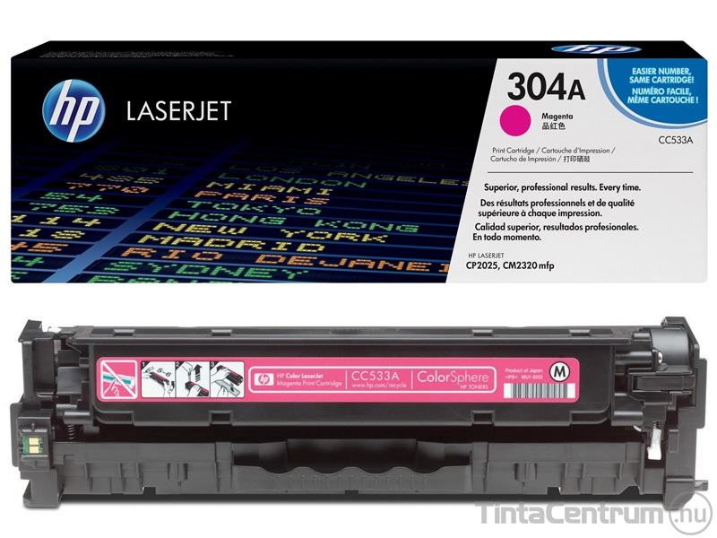 HP 304A (CC533A) magenta [2800 oldal] eredeti toner